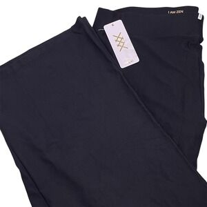 Rhone Women XXL Black Ripple Sweatpant Straight Leg Goldfusion NWT NEW